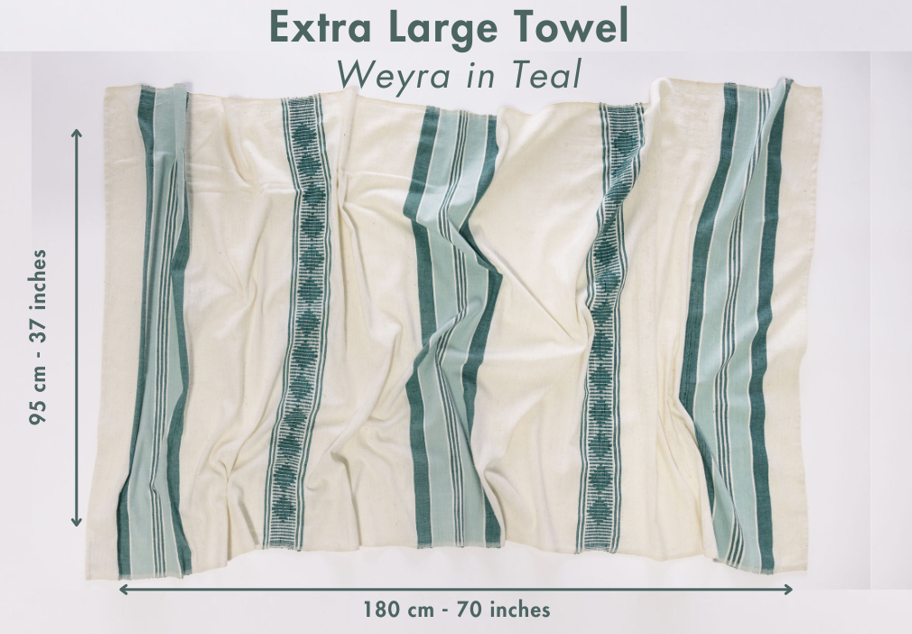 Weyra Handwoven Ethiopian Cotton Beach Towel
