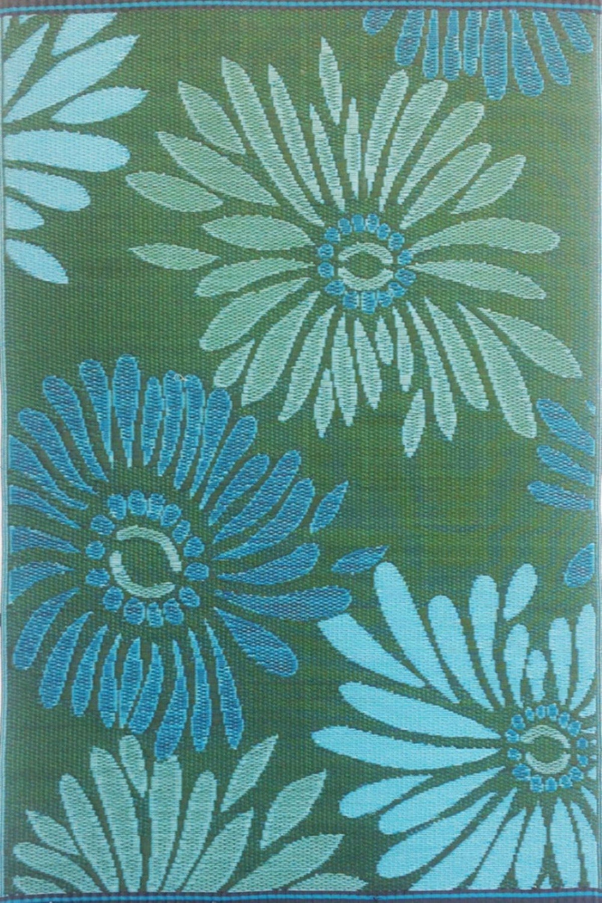 Daisy Aqua & Green