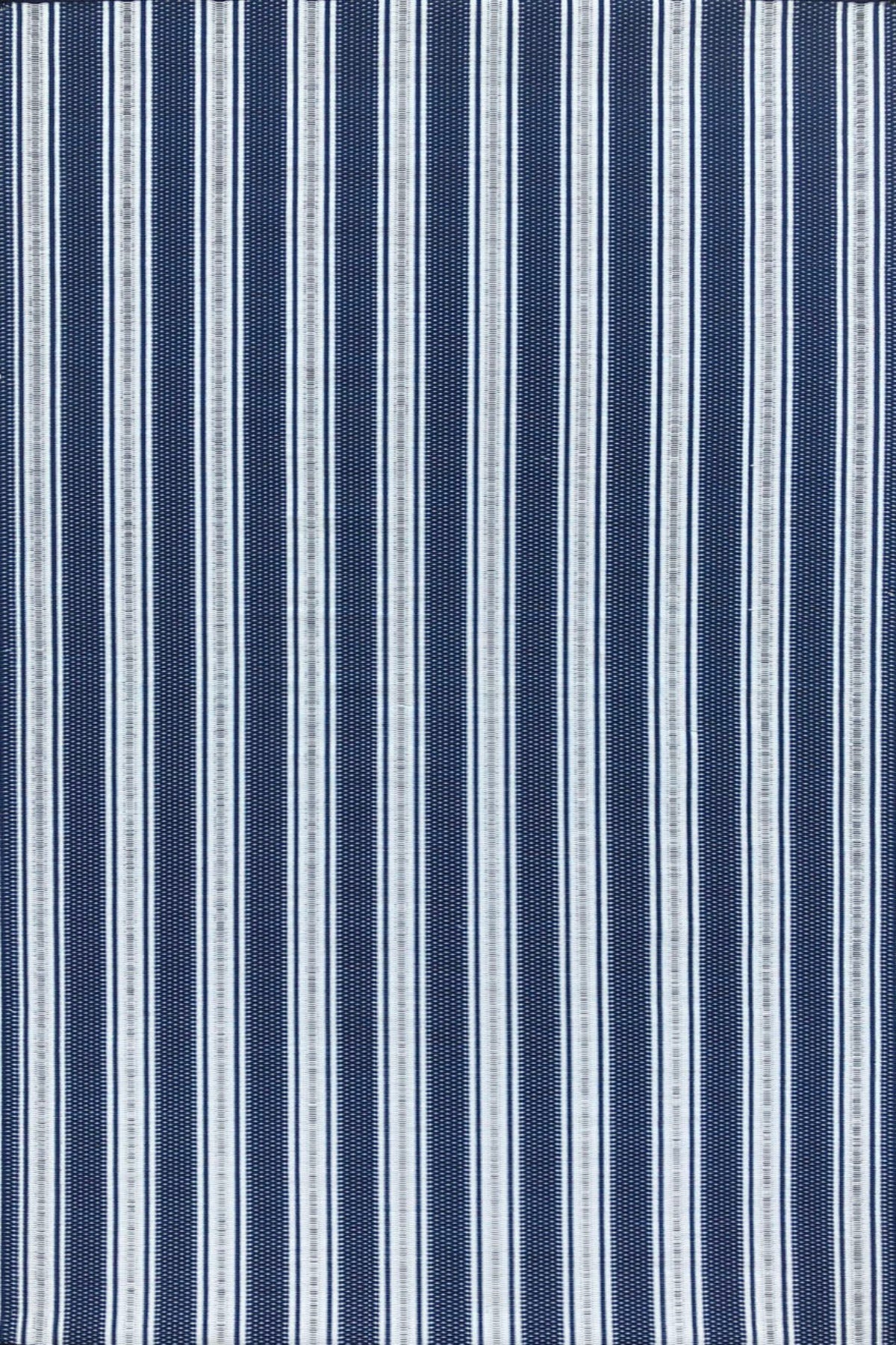 Vertical Stripe Blue & White