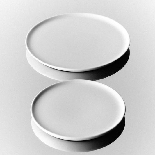 S/4 Large Slim Plate - White