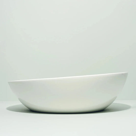 Slanted Serving Bowl - White