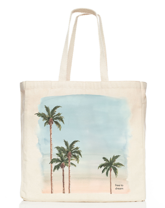 Free to Dream (Palm Trees) | Tote