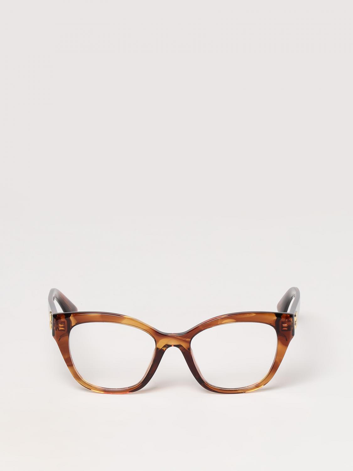 Miu Miu Optical Frames Woman Beige