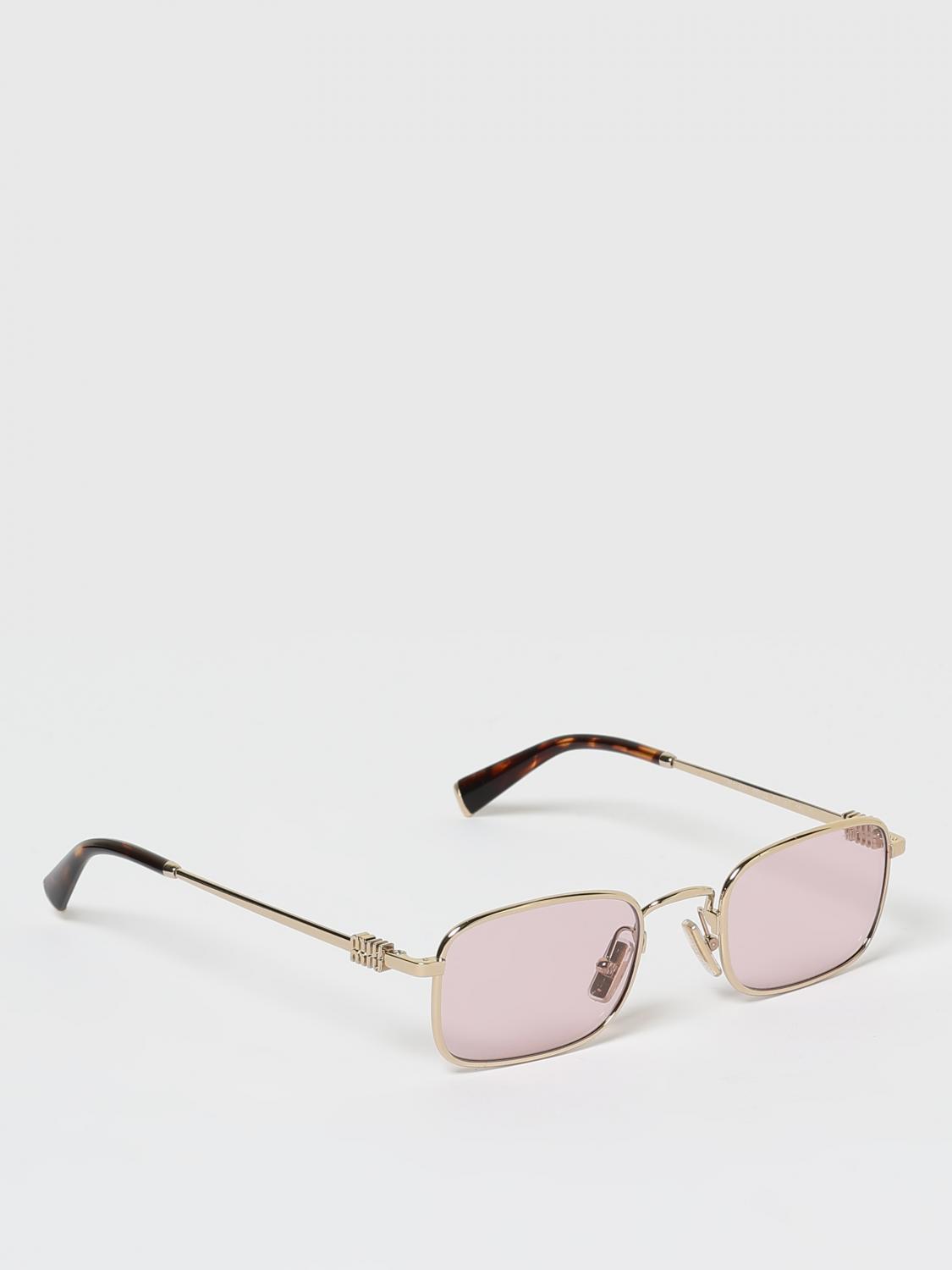 Miu Miu Sunglasses Woman Gold