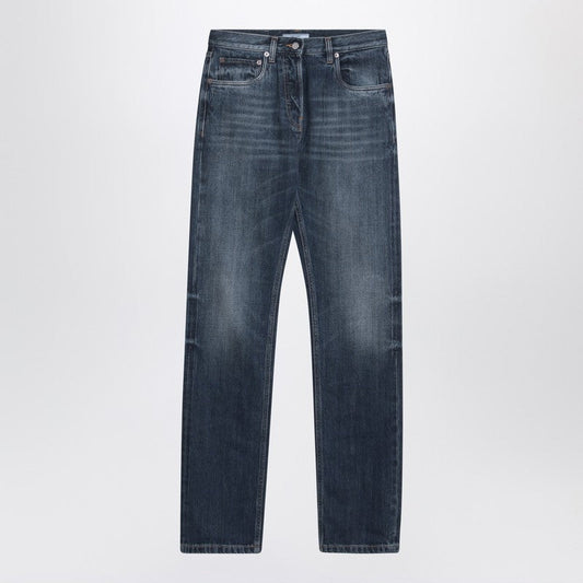 Prada Blue Washed-Out Jeans Women