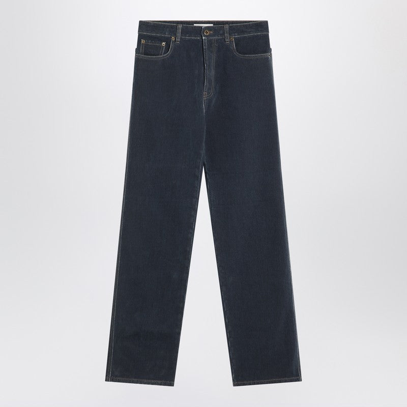 Miu Miu Blue Denim Pants Women