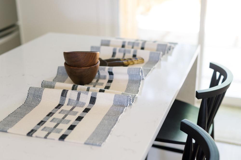 Gonder Handwoven Ethiopian Cotton Table Runner