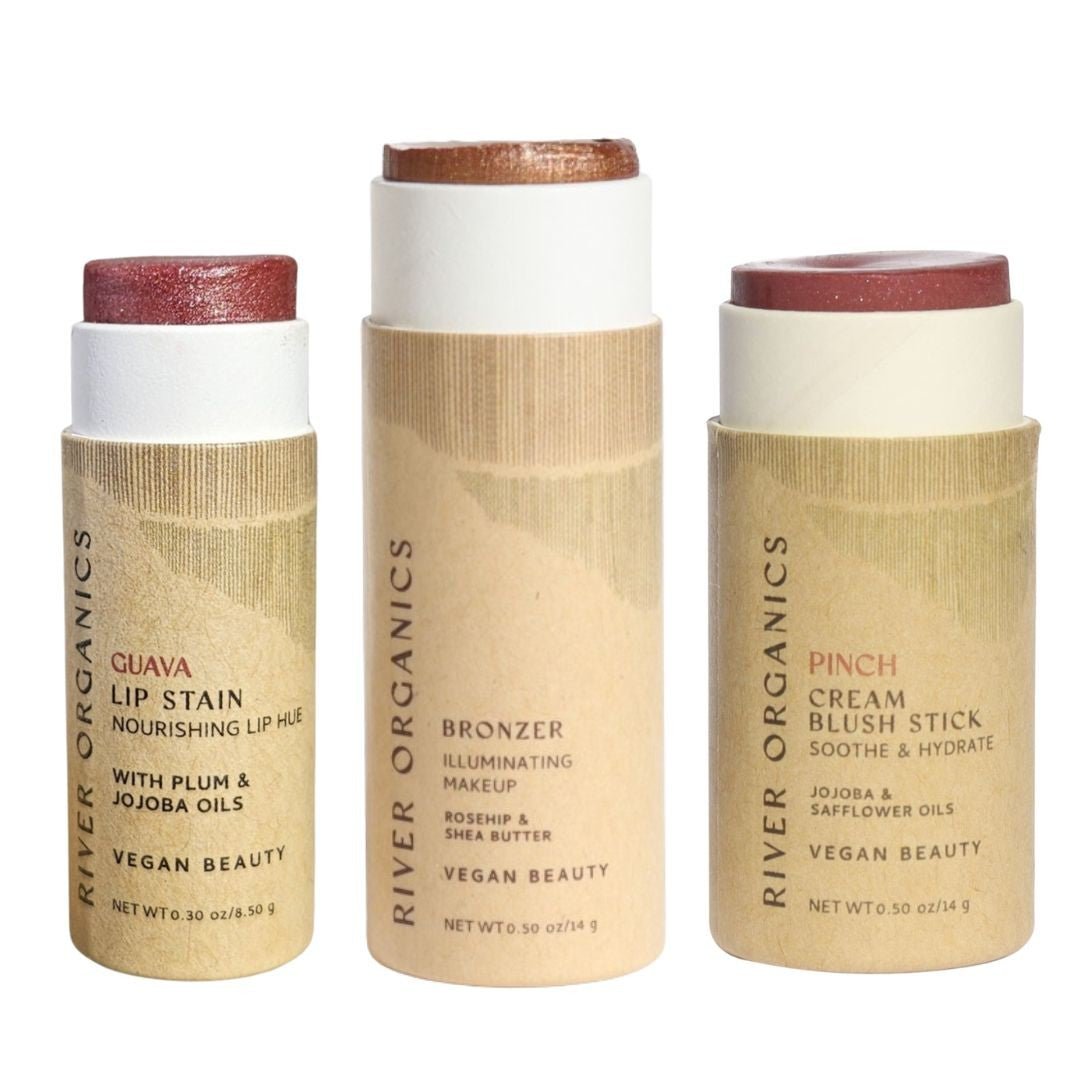 Lip + Highlighter + Blush Set