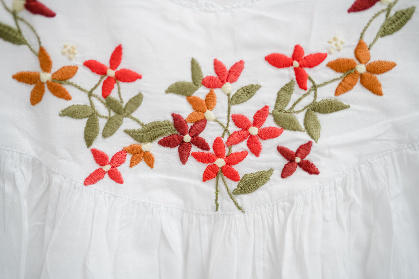 The Sarah Garland Nightgown - Red