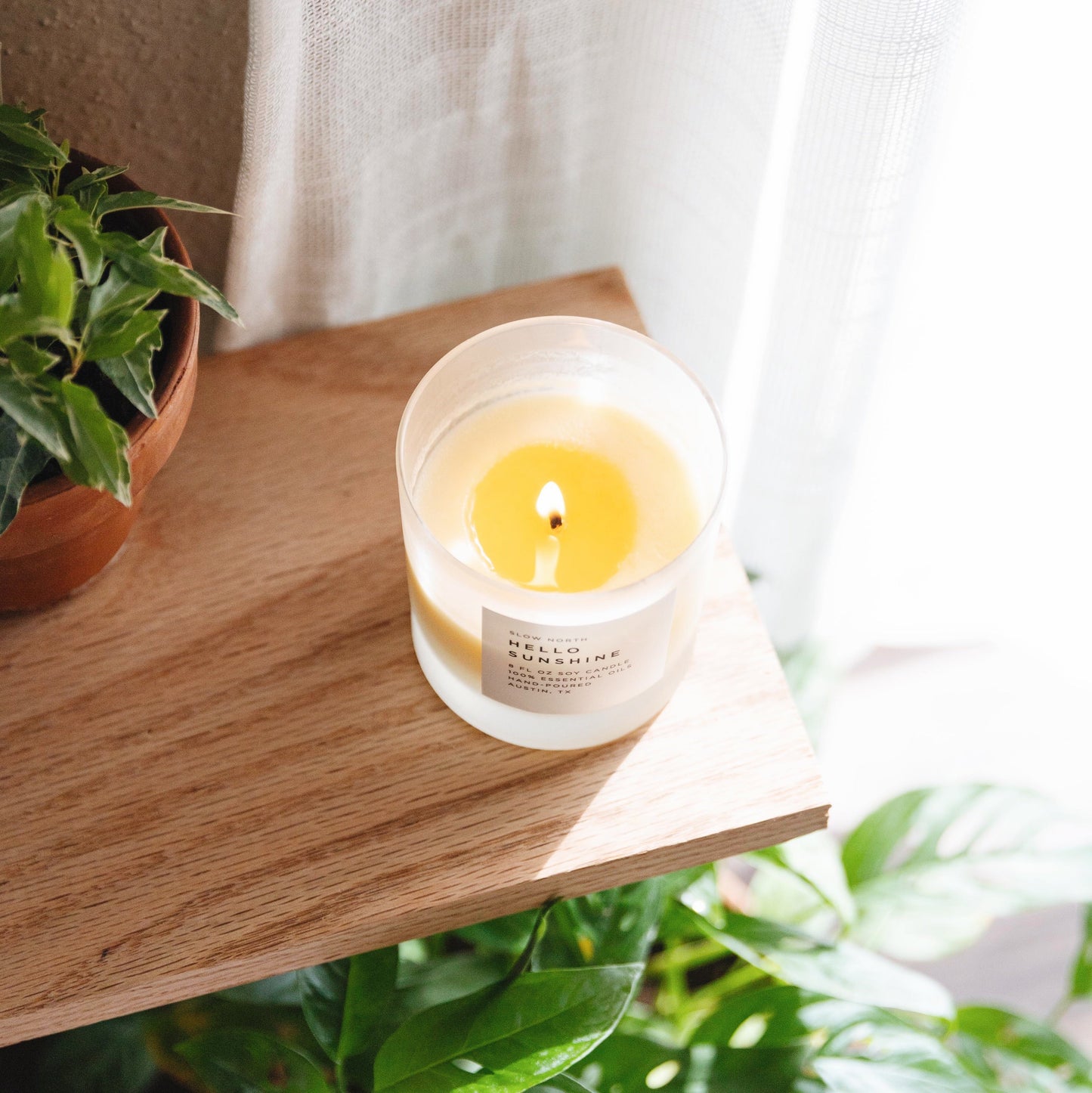 Hello Sunshine - Signature Candle (Grapefruit + Geranium + Lime)