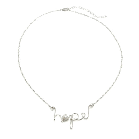 Hope sterling silver necklace
