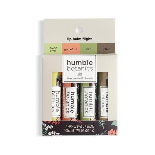 Botanics Lip Balm Flight – Hydrating Multipack with 4 Flavors