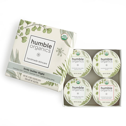 Organic Body Butter Flight – Nourishing Skincare Sampler Set