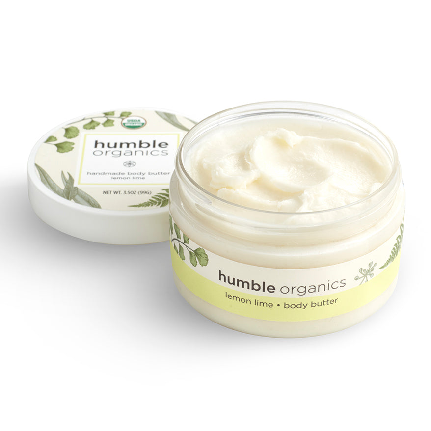 Organic Lemon Lime Body Butter – Energize & Nourish