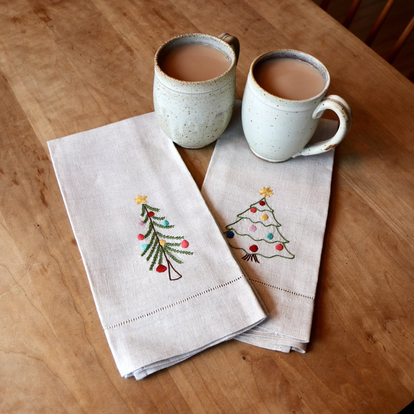 Tea Towels - Rustic Christmas Tree