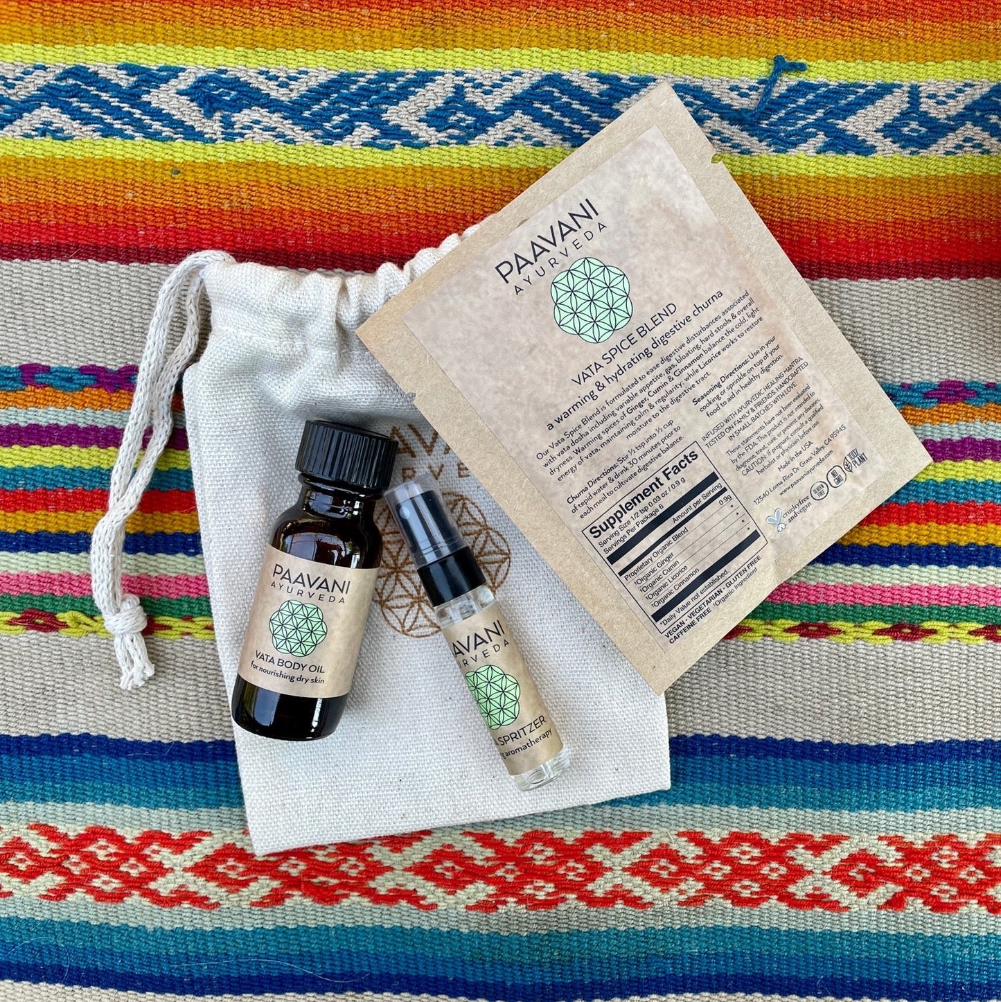 Fall Sampler Kit | Ayurvedic Set for Vata Season