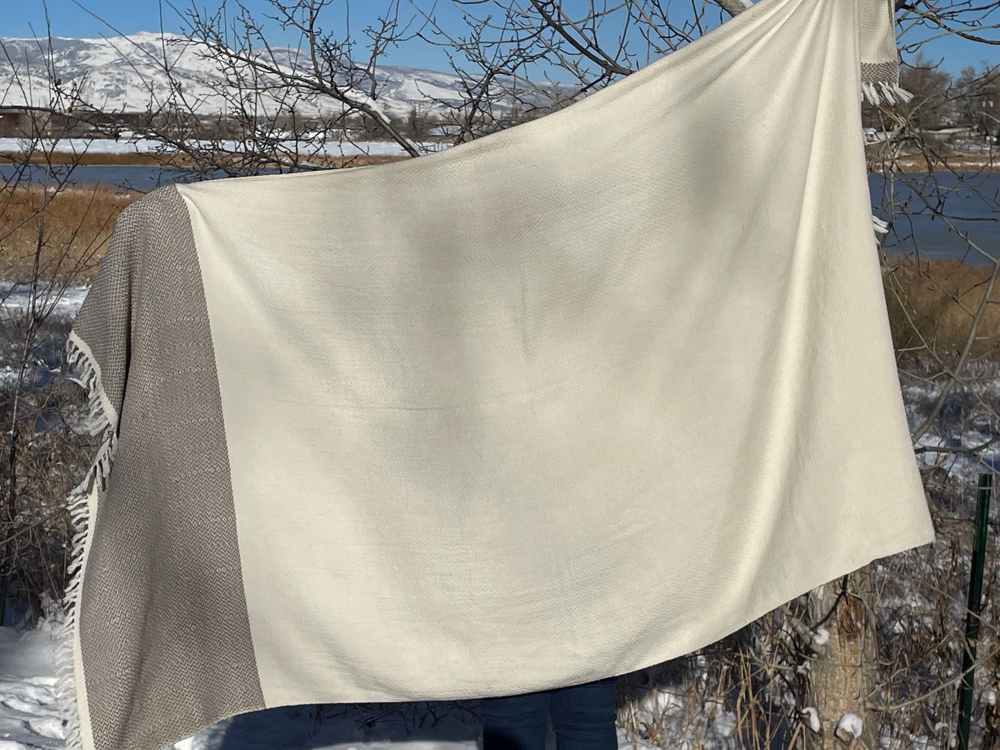 Desta Handwoven Ethiopian Cotton Throw Blanket