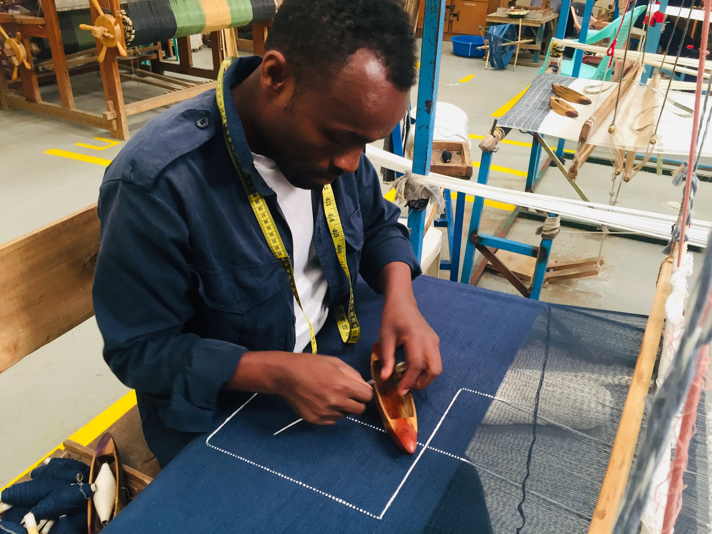 Rift Valley Handwoven Ethiopian Cotton Table Runner