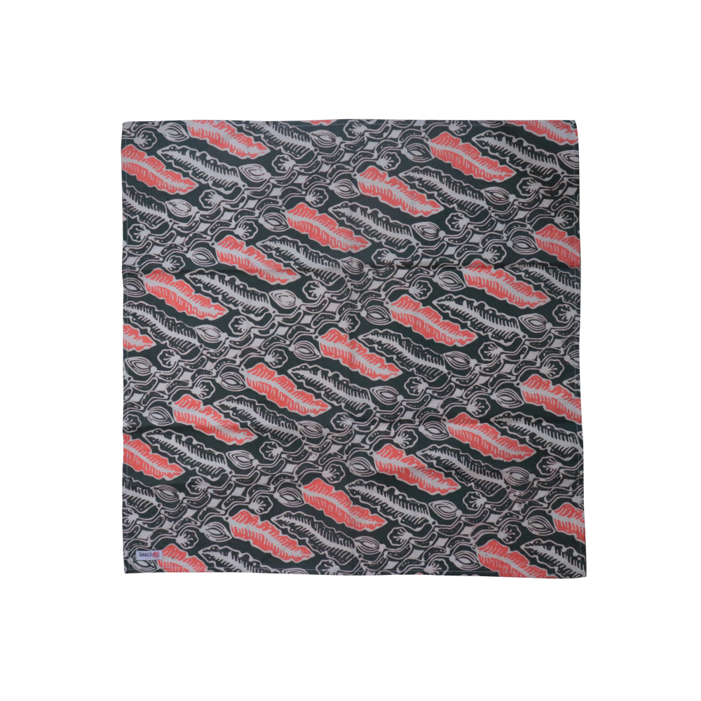 Hand Dyed Batik Cloth Napkin Set of Four - Summer Night