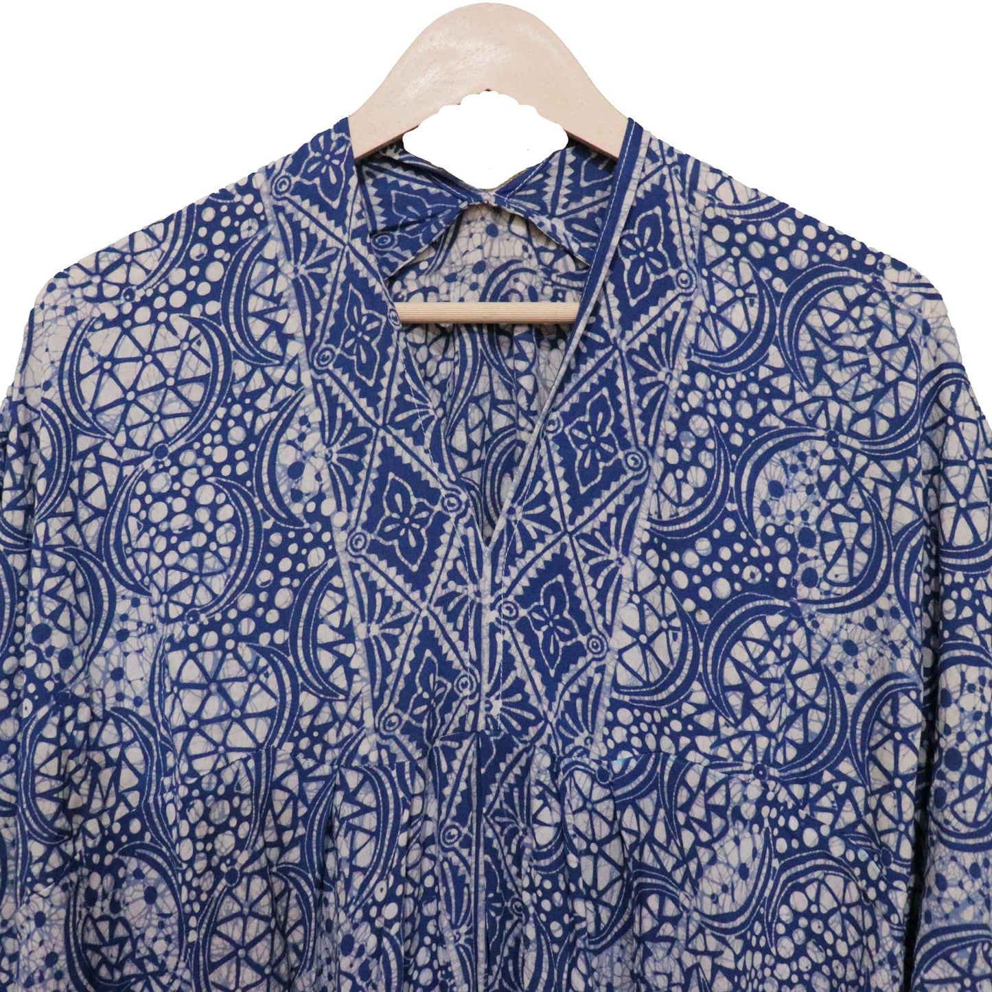 Hand Dyed Batik Kaftan Dress 100% Soft Cotton Material, Maxi, Long, Stone Dress, Caftan