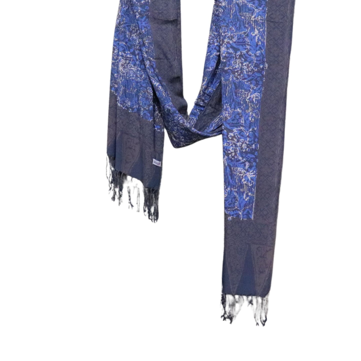 Handmade Batik Scarf - 100% Soft Cotton - Butterfly Brown