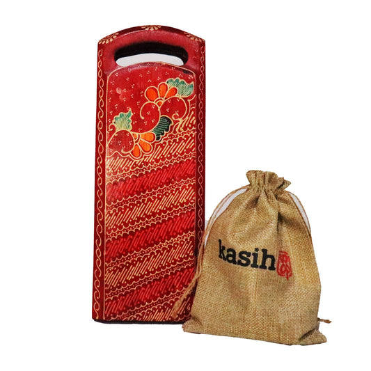 Mancala Wood Dakon Folding Congklak Board Game Games, DKN008