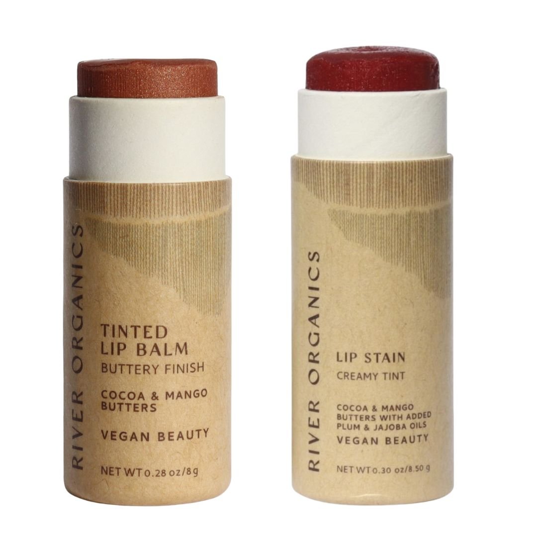 Set of 2 Lip Balms or Lip Stains