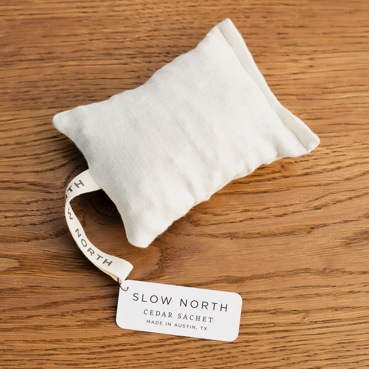 Cedar Sachet Pouch - Cotton Natural