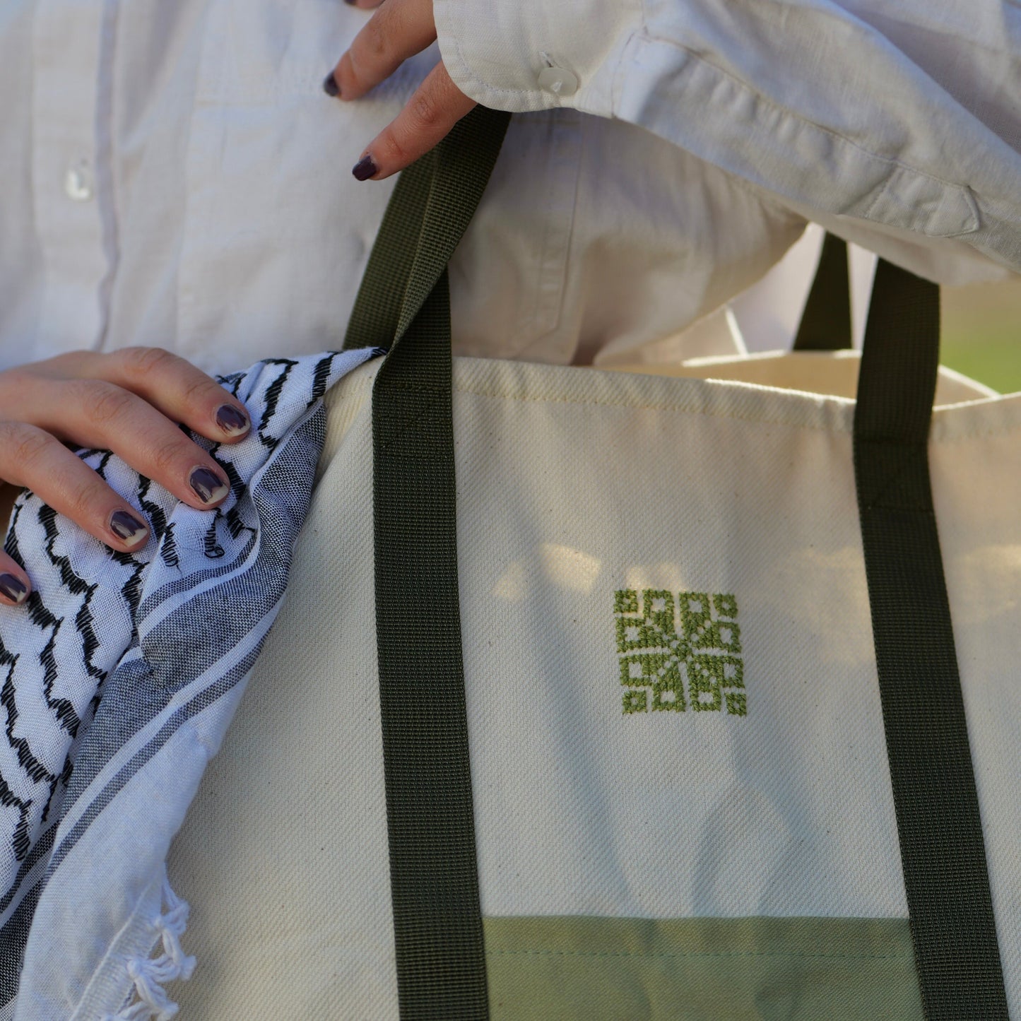 Liyana Market Tote - Green