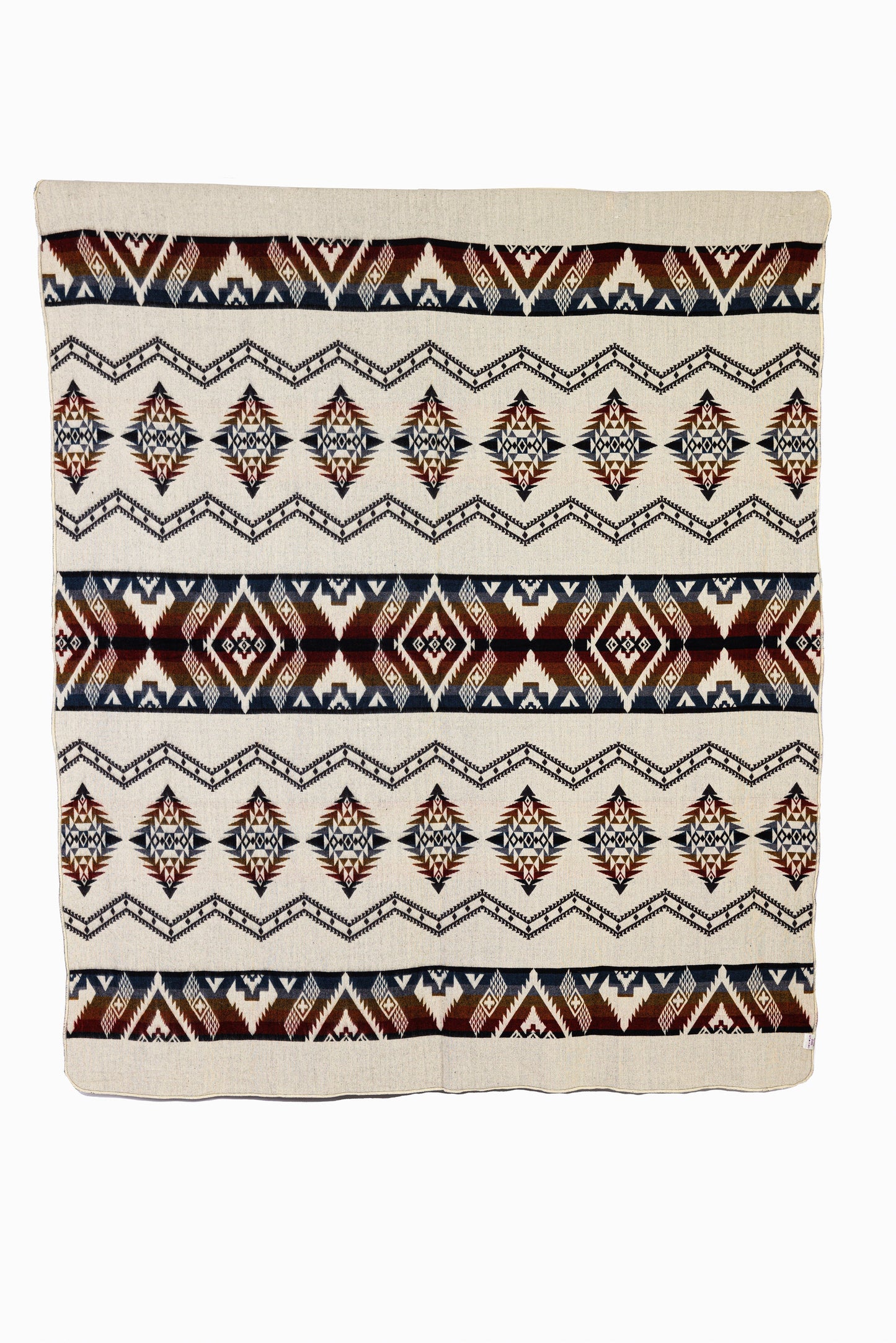 Yachana Collection - Brown Red Wave Throw