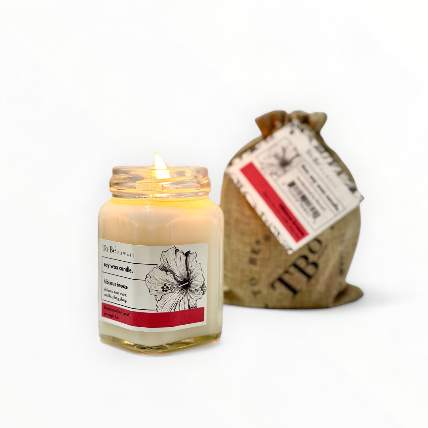 Hibiscus Breeze Soy Wax Candle