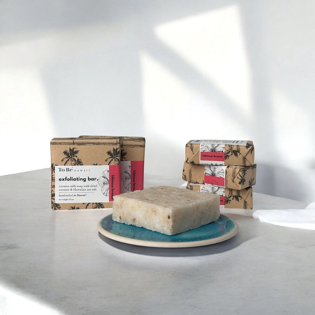 Hibiscus Breeze Exfoliating Bar