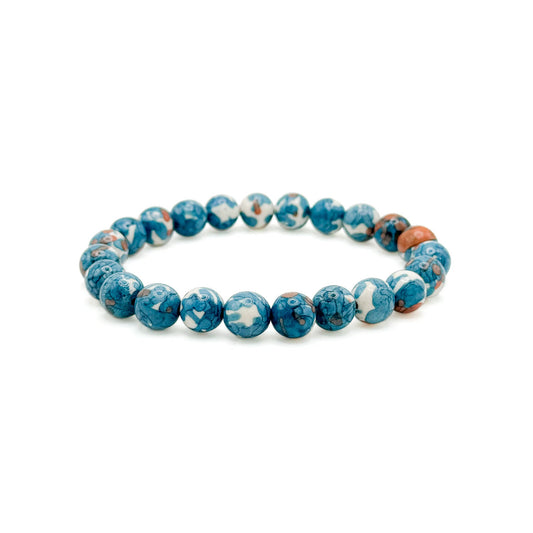 Porcelain Jasper Bracelet Denim Blue Limited Edition
