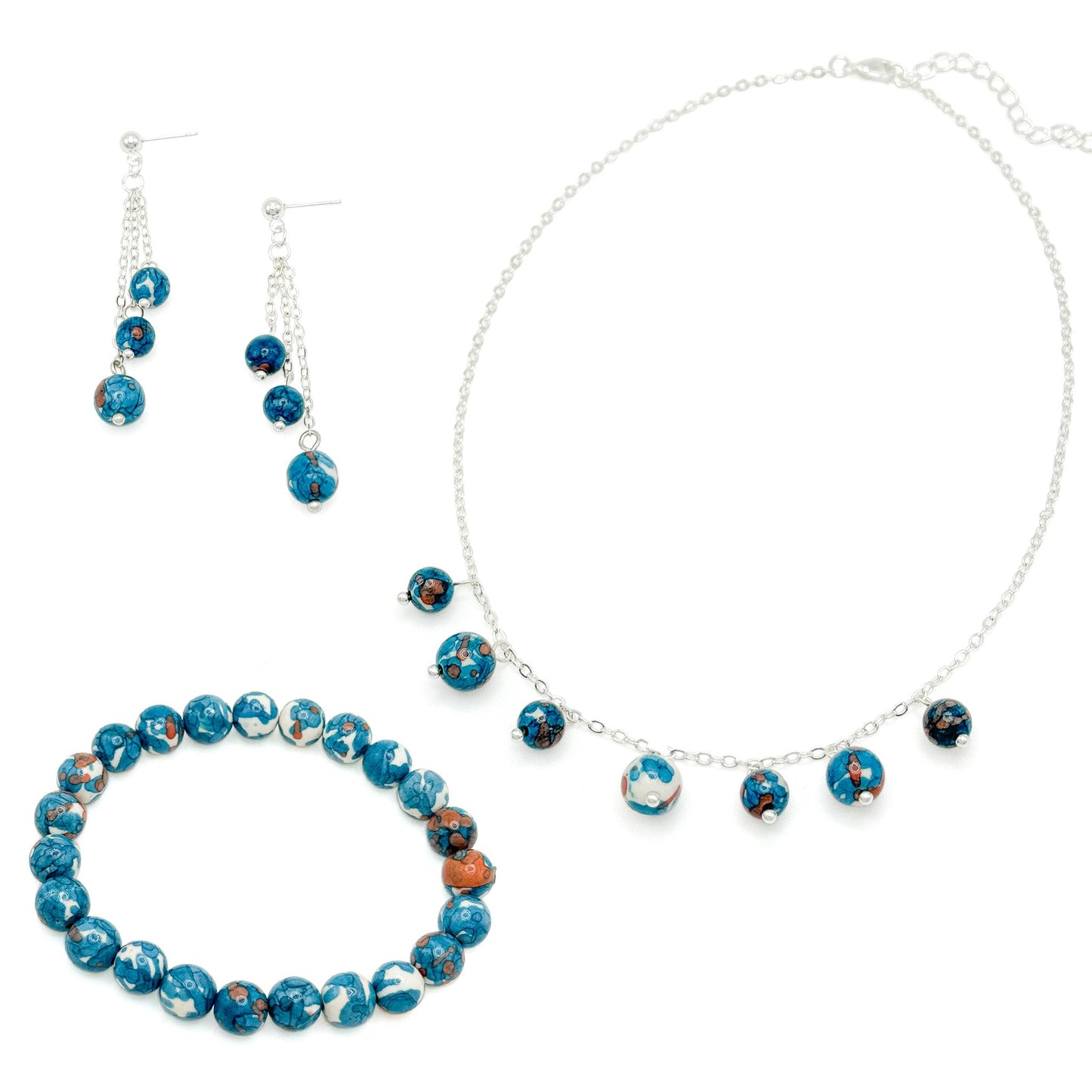 Porcelain Jasper Bracelet Denim Blue Limited Edition