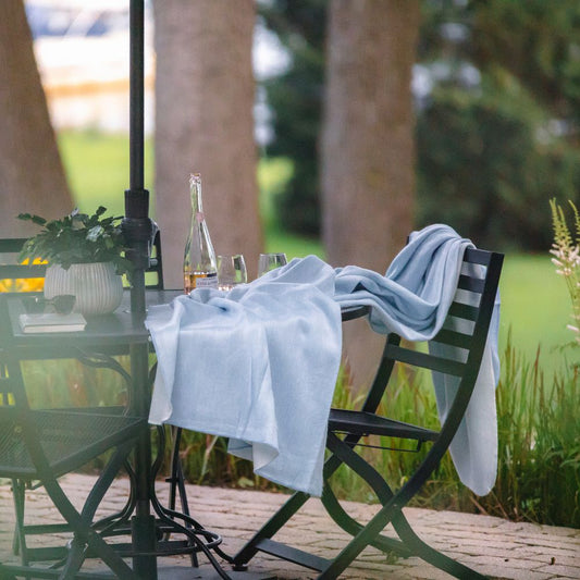 Kani Collection - Reversible Powder Blue and White