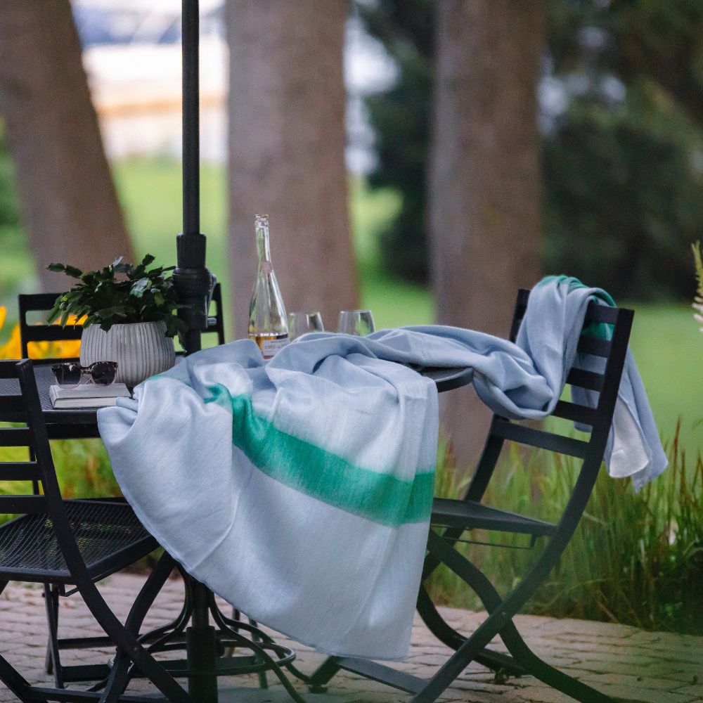 Kani Collection - Reversible Powder Blue and Green