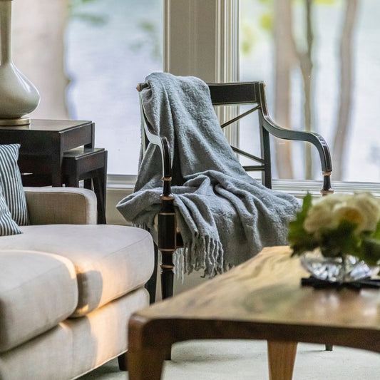 Bouclé Collection - Bouclé Graphite Throw