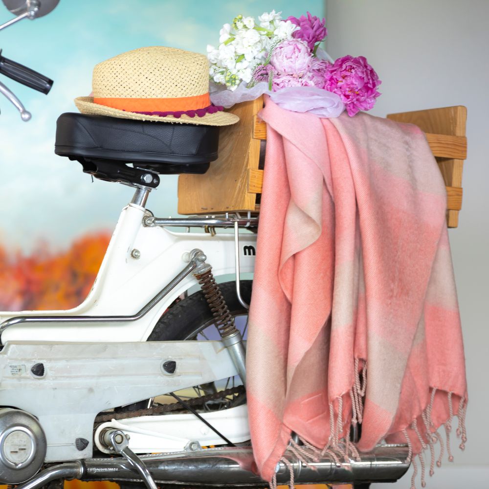 Kallpa Collection - Faded Coral with Braided Fringe