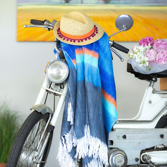 Kallpa Collection - Vibrant Blues, Hot Pink, Orange and White