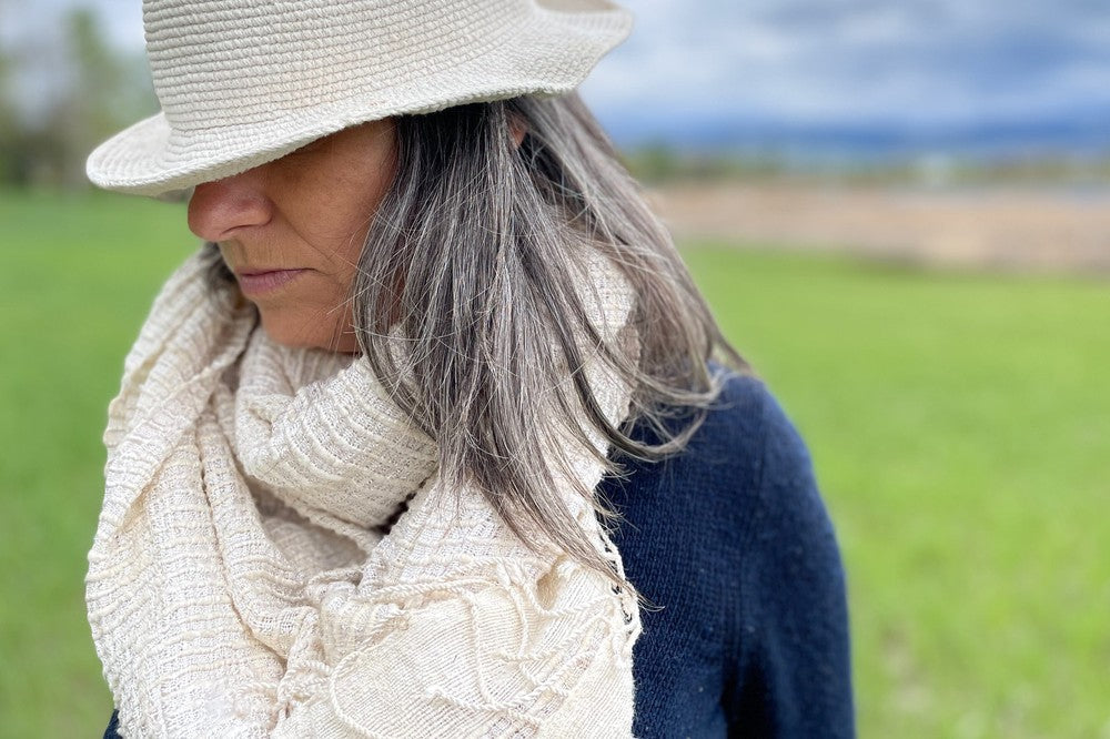 Queen Saba Handwoven Ethiopian Silk Shawl