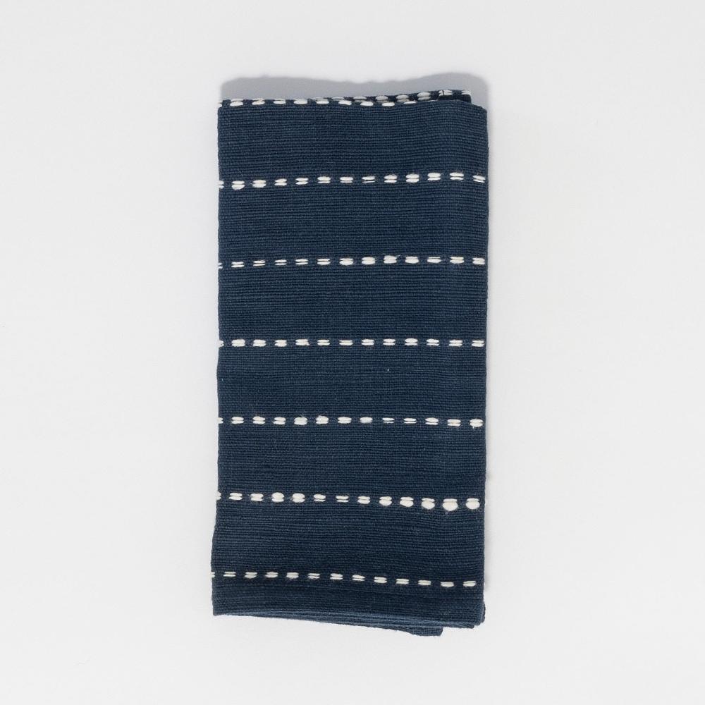 Rift Valley Handwoven Ethiopian Cotton Cocktail Napkins | Set of 2