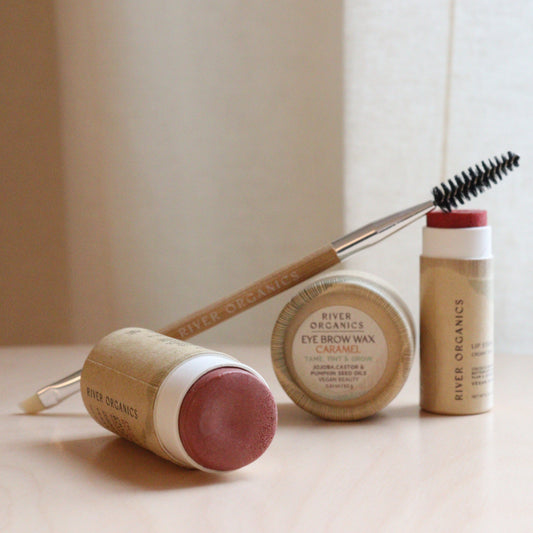 Brow Wax + Blush + Lip Balm Bundle