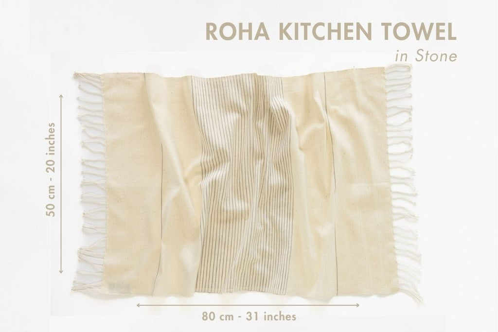 Roha Handwoven Ethiopian Cotton Kitchen Towel