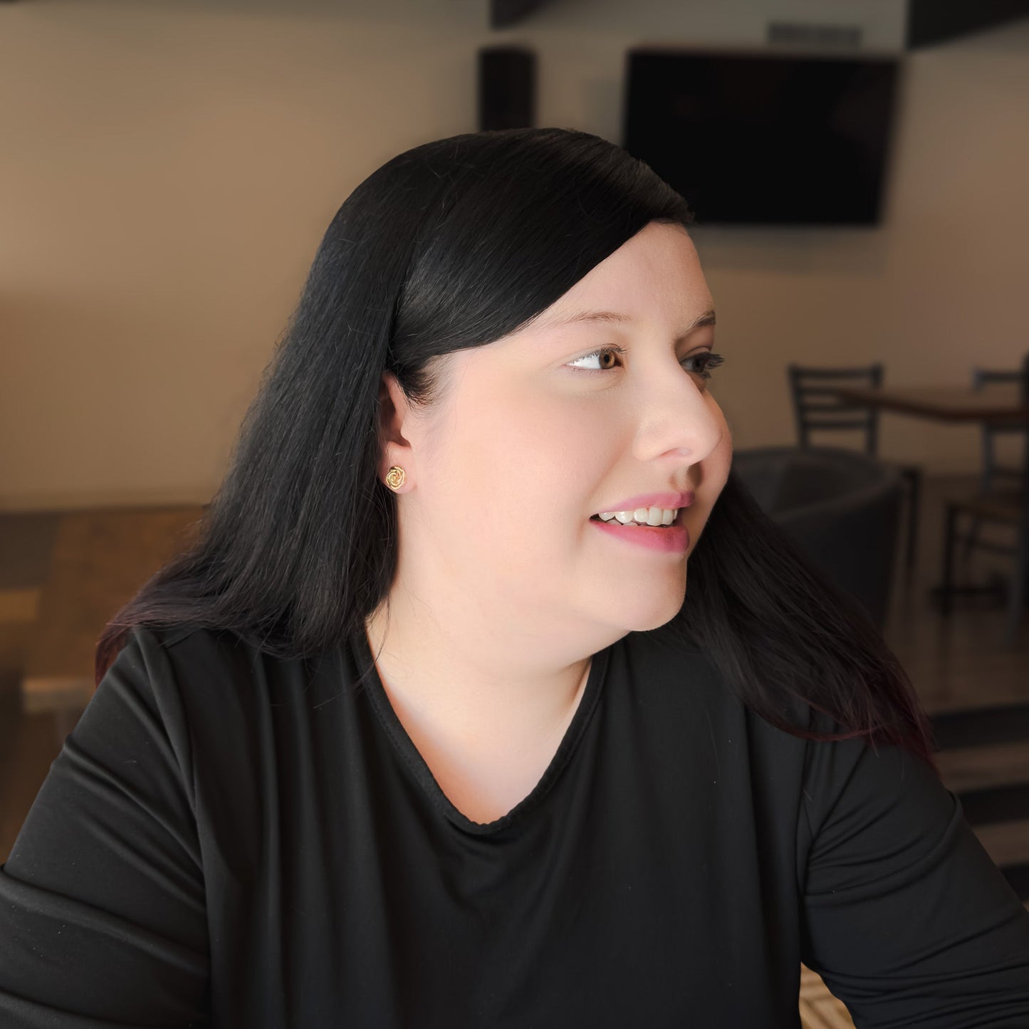 Rosette Gold Stud Earrings Artisan Crafted Gold Plated Wire Collection Limited Edition