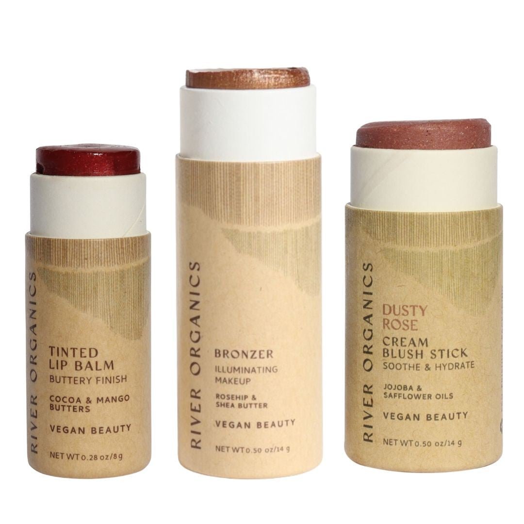 Lip + Highlighter + Blush Set