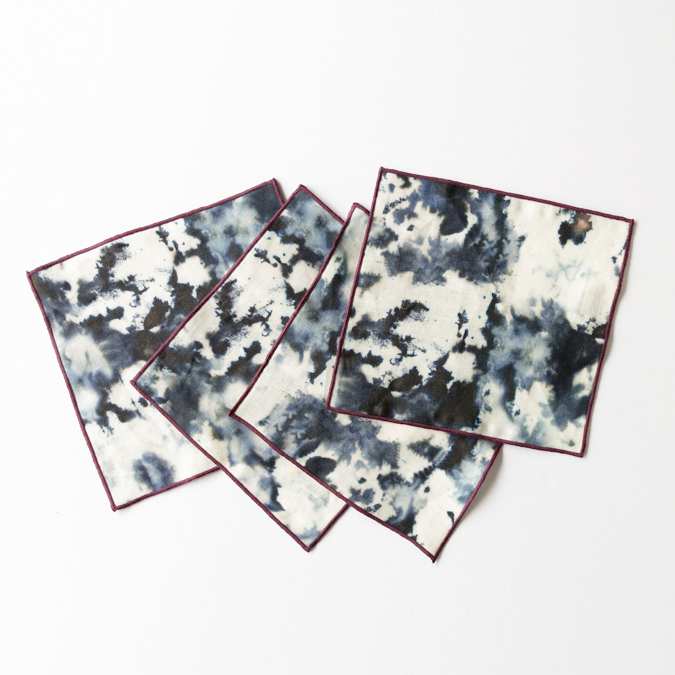 Grey Marble Cocktail Napkins