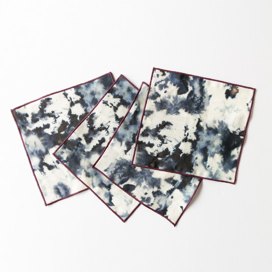 Grey Marble Cocktail Napkins
