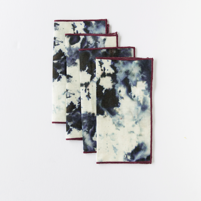 Grey Marble Cocktail Napkins