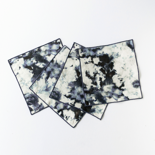 Grey Marble Cocktail Napkins