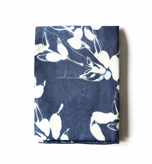 Porto Print in Indigo Tablecloth
